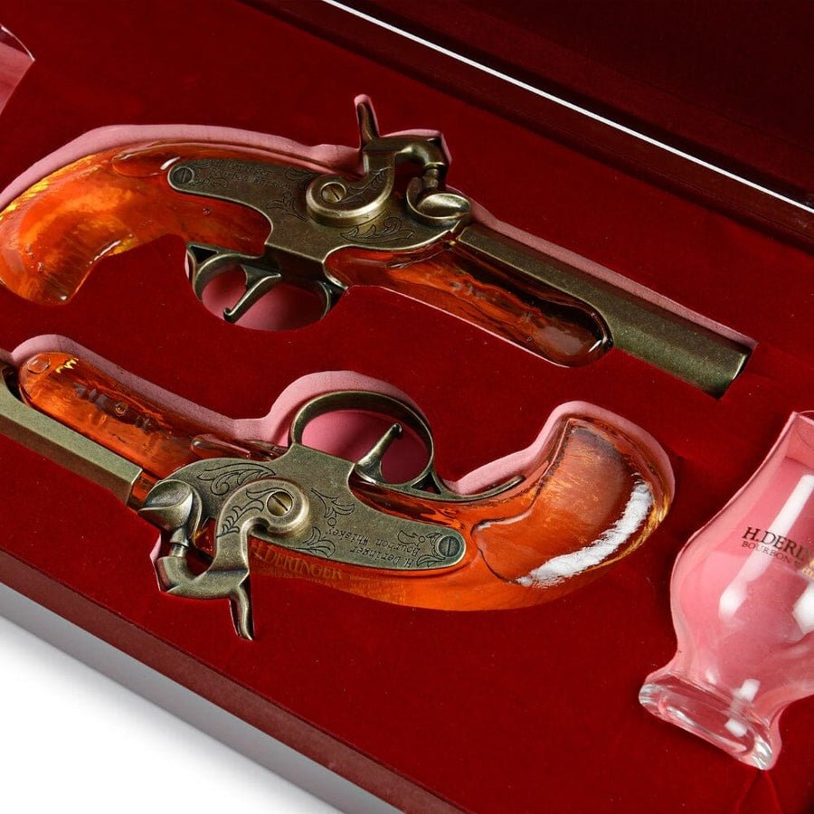 H. Deringer Bourbon Whiskey Pistol Set (2x200mL) - Bourbons On Shelves