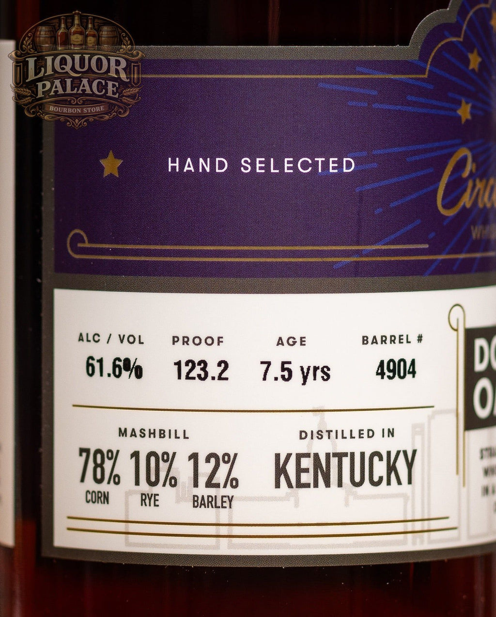 Circle City Double City Single Barrel Bourbon – 123.2 Proof (61.6% ABV)